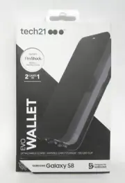 Tech21 - Evo Wallet Case for Samsung Galaxy S8 - Black