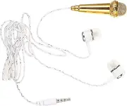 COOPHYA Portable Microphone for Mobile Phones Practical Wired Mic for Podcasting Singing Interviews and Live Streaming Durable Design for Easy Audio Recording