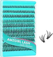 Individual Eyelashes,Cluster Lashes D Curl Lashes Individual Cluster 200Pcs 40D Lash Extension,Soft Wispy Lashes,Individual Lashes DIY Eyelash Extensions Lash Cluster for Self Application at Home
