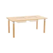 Jooyes Kids Birch Activity and Sensory Tables - H46cm