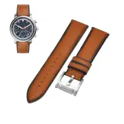 FS5414 22mm Brown Leather Watch Strap For Fossil