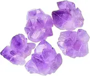 EXAOMBLE Amethyst Decoration Blocks Natural Irregular Amethyst Crystals for Crafting Home Decor and Diffuser Use for Aquariums and Flower Arrangements