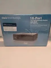 Cisco Small Business 100 Series Unmanaged (SD216T-NA) 16-Ports External Switch