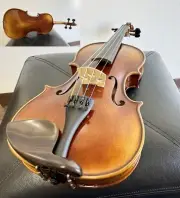 New 4/4 Size Violin, Professional Set up W/France Bridge + Dominant Strings