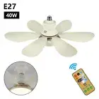 Fan Ceiling Fan with Light & Remote Control 3 Fan Speeds Brightness Adjustment