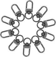 [LIFKOME] Keychain Hooks for Lanyard 8pcs Lobster Claw Clasp Split Ring Swivel Lanyards Trigger Snap Hooks for Diy