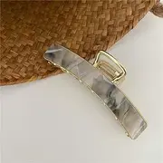 Acetate Geometric Square Shark Hair Clip Headwear Accessories for Women Girls Hair Claw Clips