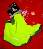 Gore Bike Wear Windstopper Thermo Overshoes Black Yellow Small 6.5-8.5