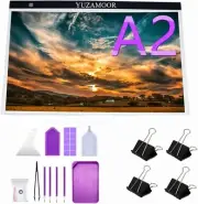 Luxurious A2 LED Light Pad with Tools - Perfect for Creative Projects & Tracing