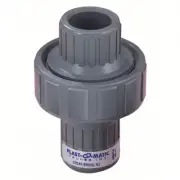 Plast-O-Matic Ckm050v-Pv 1/2" Fnpt Pvc Disc Check Valve