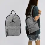 【NIKE 耐吉】後背包 JORDAN JUMPMAN BACKPACK 灰黑 兒童包 多夾層 書包 雙肩包 背包(JD2433080TD-001)