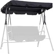 Outdoor Patio Swing Canopy Replacement Porch Top Cover Universal for Garden Patio Porch Yard Seat Furniture Accessories Easy to Install
