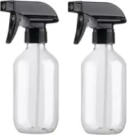 Plastic Spray Bottles Clear and Brown Refillable Container Empty Spray Bottle 10