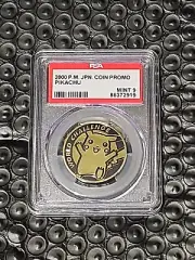 2000 Pm Jpn Coin Promo Pikachu World Challange Super Rare!