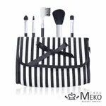 MEKO 時尚刷具條紋化妝包五入套組 W-098 /化妝包刷具組【官方旗艦館】