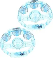 Vaguelly Light up Tambourine Instrument Handheld Musical Toys Perfect for Ktv Parties and Boys and Girls Fun