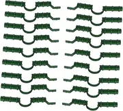 20pack Greenhouse Netting Clips Clamp for Greenhouse Film Shade Cloth Mounting Clips Strong Grip for Plastic Stake or Metal Rod