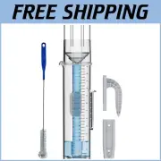 Professional Dual Cylinder Rain & Snow Gauge - 13.5 Inch Capacity, Freeze-Proof