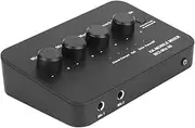 Compact Karaoke Mixer AUX in/Out BT Connection with 2 Mic Inputs Digital Audio Sound Karaoke Machine for Karaoke Home Theater Amplifier Speaker