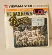 1977 Vintage VIEW-MASTER The Bad News Bears-Breaking Training, 3D Reels, Sealed