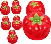 UTHCLO 6pcs Cartoon Tomato Ceramic Chopstick Holder Cute and Practical Chopstick Rests for Dining Table Unique for Stabilizing Utensils Present for Friends and Family