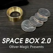 Space Box 2.0 by Oliver Magic Gimmick Coin Magic Tricks Close up Magic Illusions