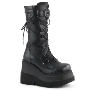 Demonia Shaker-70 Gothic Cyber Goth Punk Rave Platform Boots