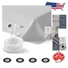 Organic Cotton California King Grounding Flat Sheet - Light Gray Luxury Comfort