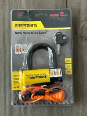 Kryptonite New York Disc Lock Liberty Yellow/Black Bike Bicycle Lock REV 0614