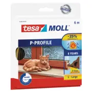 Tesa Tesamoll Standard Foam Sealing Tape Braun Self-Adhesive