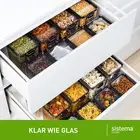 Ultra Tritan Airtight Pantry Storage Container | 400 Ml Square Food Storage C...