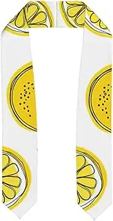 [EdWal] Lemon Fruit Pattern print Graduation Stole and Sash Class for Unisex Adult Honor Stole Honor Stole of 2025