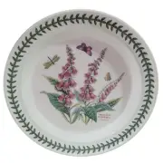PORTMEIRION BOTANIC GARDEN - 10" Dinner Plate - FOXGLOVE Digitalis Purpurea NWT