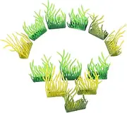 YARNOW 100pcs Water Grass Model Fish Tank Decorations Grass Tufts Miniature Model Makers Grass Artificial Grass for Model Making Fake Diorama Grass Railroad Scenery Green Plastic