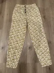 NWT Women's Boden Tapered Chino Trousers Pants Sz 2 Brioche, Elegant Bloom