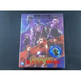 [4K-UHD藍光BD] - 復仇者聯盟3：無限之戰 Avengers：Infinity War UHD+3D+2D 三碟立體鐵盒A1版 - [限量1100]