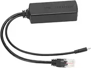 Tihebeyan Ethernet POE Splitter Tablets Adapter, 48V to 5V Power Injector Module for Raspberry - DC48V Food Convert to DC5V for POE