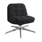 Armless Office Chair Computer Task Chair for Bedroom Living Room Apartment