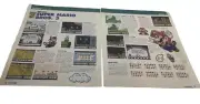 super Mario 3 video game magazine walk through print ad wall art