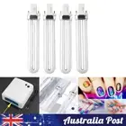 4Pcs 9W LED UV Nail Lamp Light Gel Polish Dryer Curing Bulb Tube Replacement