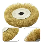 5" Pure Copper Wire Wheel Brass-Brush For Bench Grinder Polishing Attachment