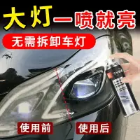 在飛比找樂天市場購物網優惠-汽車大燈修復液清洗翻新速亮發黃老化拋光劑車燈罩劃痕鍍膜工具液