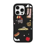 iPhone 16 Pro Impact Ring Stand Case MagSafe Compatible New York Stickers by Megan McKean