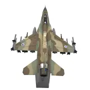 20.5cm Diecast 1/72 Israeli Air Force F-16I Fighter Aircraft Model Display