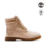 【Timberland】女款淺米色防水六吋靴(A5N35DR1)