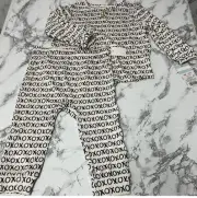 Cat & Jack Baby Outfit XOXO Set Black and White Size 18M