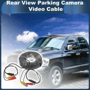 Car Reverse Rear View Parking Camera Video Cable BNC+DC 25M Black