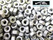 1/4-20 Finished Hex Nuts Hot Dipped Galvanized 100 Pieces