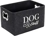 Dog Storage Basket - Large Dog Toy Chest, Chic Dog Toy Basket | Stylish Storage Basket with Handle for Pet Toys, to Move