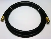 6' Return Hose w ONE 3/4 MPT Brass Fitting, 1 SS Gear Clamp Dieter Log Splitter